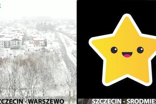 Kamera uchwyciła nad Szczecinem ciekawe ZJAWISKO. Zobacz zaskakujące kadry zimowej aury