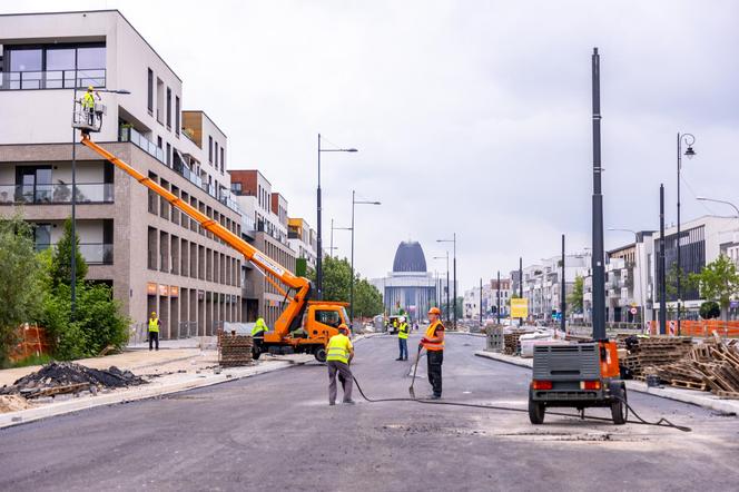 Budowa tramwaju do Wilanowa w Warszawie