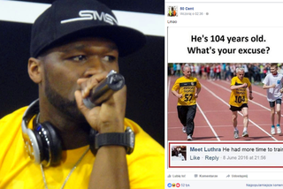 50 Cent pod wrażeniem biegacza - seniora ze Świdnicy. Raper pisze o nim na Facebooku