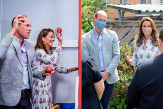 Kate Middleton i książę William na spotkaniu nie mogą zdecydować, czy chcą nosić maseczki [ZDJĘCIA]