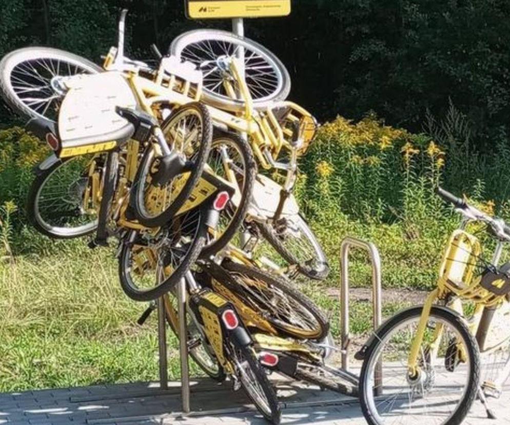 Ludzie nie szanują Metroroweru. GZM: dosłownie ręce opadają