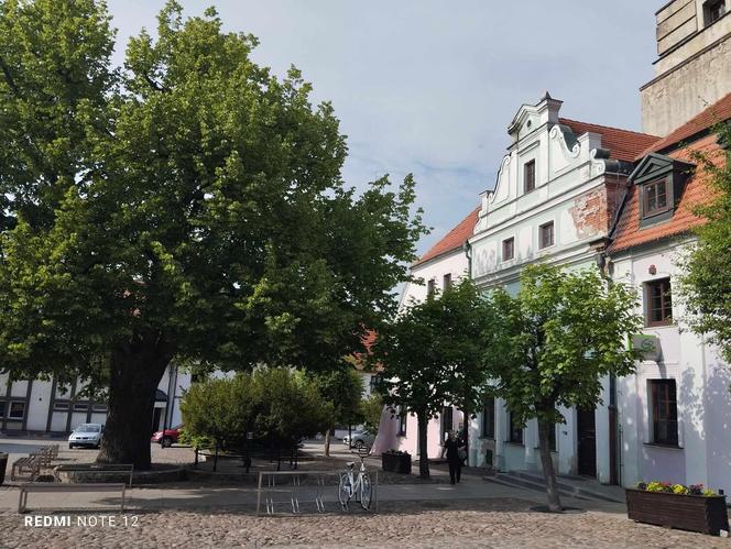 Rynek i mury miejskie w Byczynie w woj. opolskim