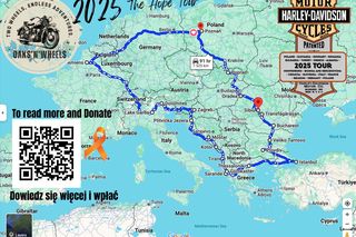 Motocyklowa misja dla Michała: 15 krajów w 30 dni