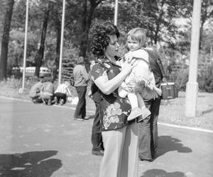 Powrót piłkarskiej reprezentacji Polski z Mistrzostw Świata w Republice Federalnej Niemiec - powitanie na lotnisku Okęcie, 1974 rok