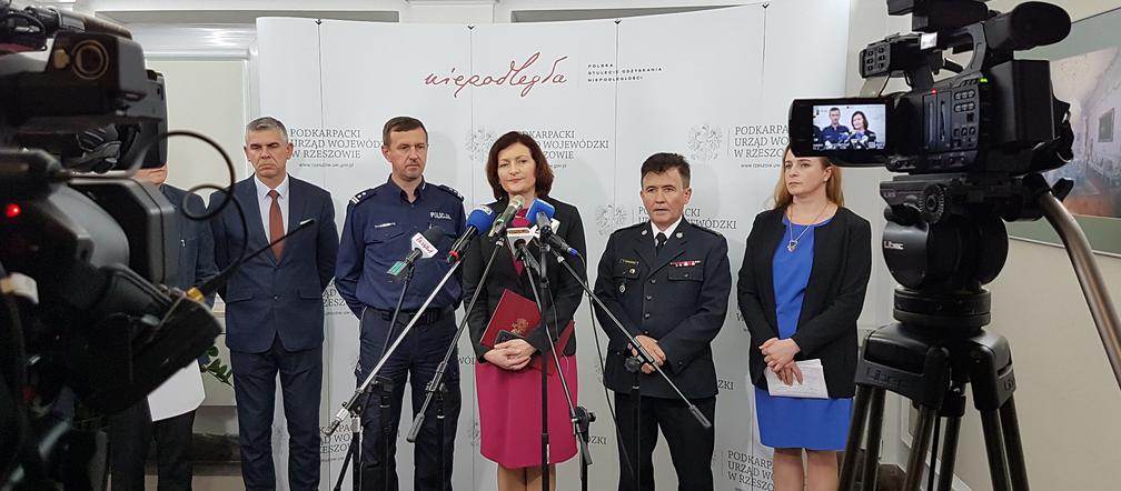 Zima Podkarpacia nie zaskoczy! Służby są gotowe (konferencja prasowa)