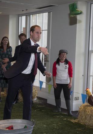Księżna Kate, książę William i książę Harry