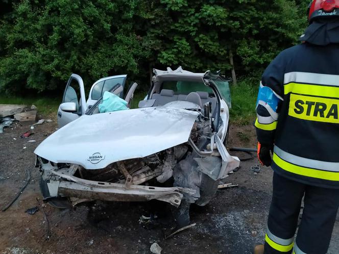 Wypadek pod Płockiem - Marychnów, gmina Staroźreby