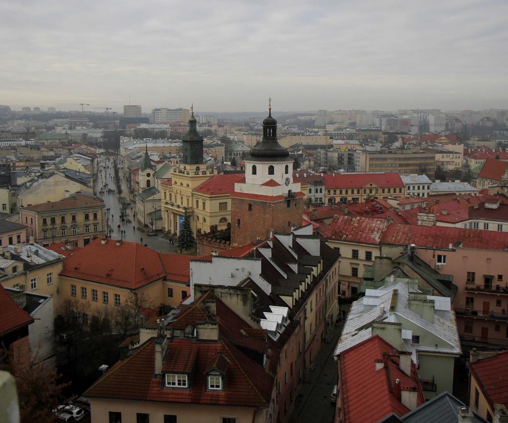 Panorama Lublina widziana z Wieży Trynitarskiej