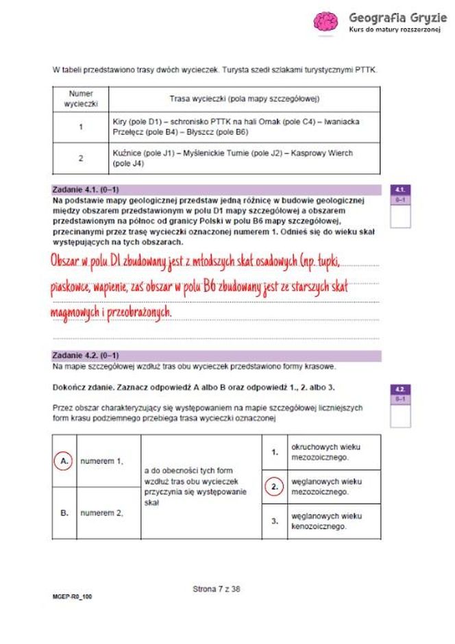 Matura 2025 geografia rozszerzona - odpowiedzi do arkusza CKE 15.05.2025 - Formuła 2023