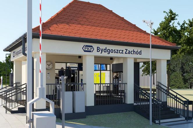Wizualizacja dworca Bydgoszcz Zachód