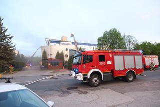  Pożar hali magazynowej w Katowicach