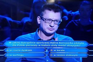 Poważna wpadka w polskich Milionerach! Uczestnik dostał pytanie o sport, a fani zaniemówili, co tu się stało?