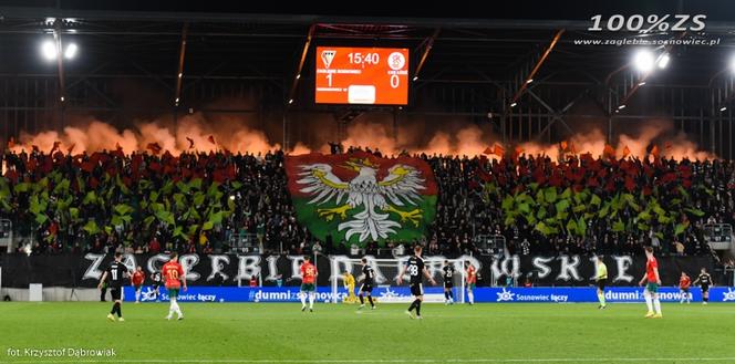 Mecz Zagłębie Sosnowiec - ŁKS Łódź na stadionie ArcelorMittal Park