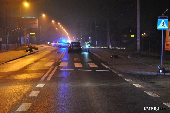 Rybnik: Tragiczny wypadek na ul. Raciborskiej [ZDJĘCIA]