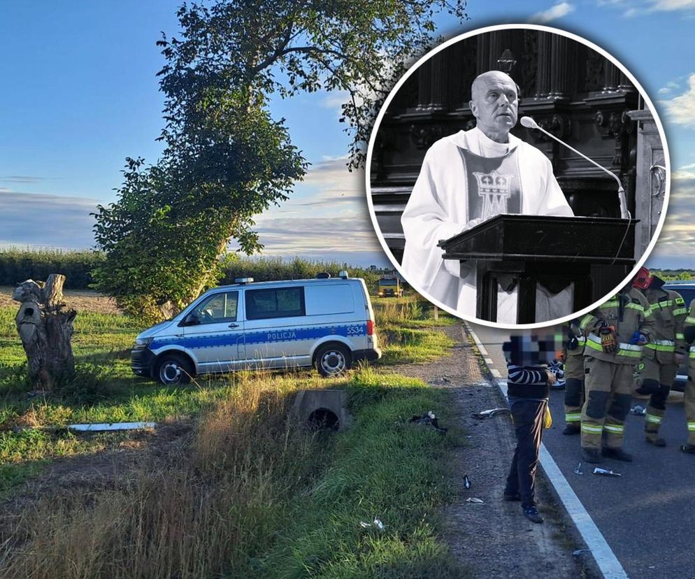 Tragiczny wypadek w Sośniczanach. Nie żyje ks. Stanisław Chmielewski, proboszcz z Sandomierza