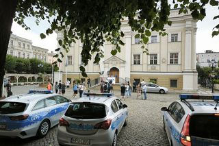Manifestacja przeciwko niechęci do imigrantów w Lesznie 