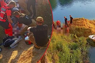24-latek nie żyje! Uderzył w skały, skacząc do wody? Tragedia nad zbiornikiem Wapienniki