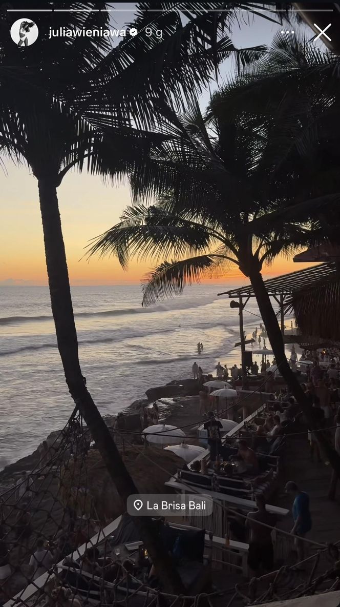 Julia Wieniawa na Bali