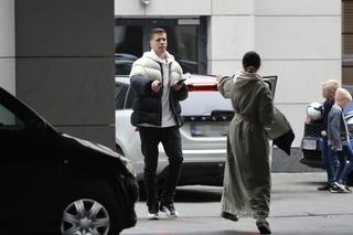 Wojciech Szczęsny żegna się z żoną Mariną