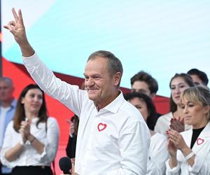 Wyniki wyborów 2023. Donald Tusk: Zrobiliśmy to!. Przewodniczący PO reaguje na wyniki exit poll