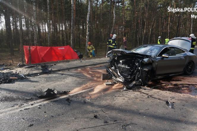 Tragiczny wypadek w Myszkowie: Nie żyją dwie osoby
