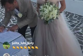 Agata Załęcka wyszła za mąż na greckiej wyspie