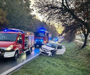 Obwodnica w Tarnowskich Górach zablokowana po wypadku