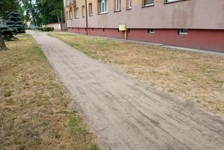 Ścieżka rowerowa wzdłuż ul. Dąbrowskiego