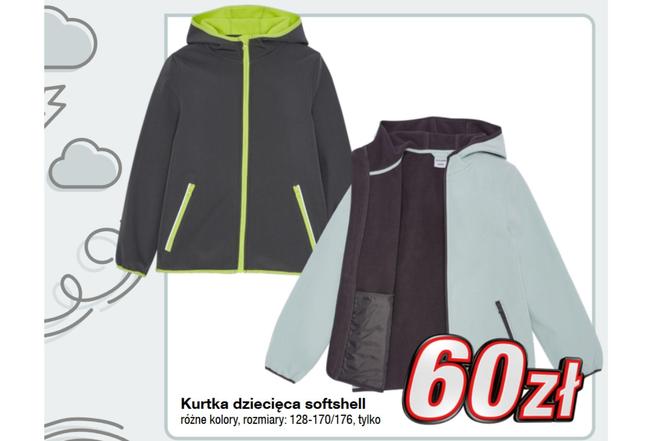 KiK, kurtka dziecięca softshell, 60 zł