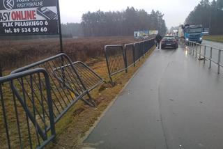Niebezpiecznie pod Olsztynem! Wypadki w Dywitach na DK51