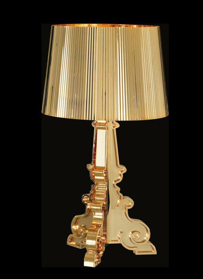 Złota lampa "Bourgie" Kartell