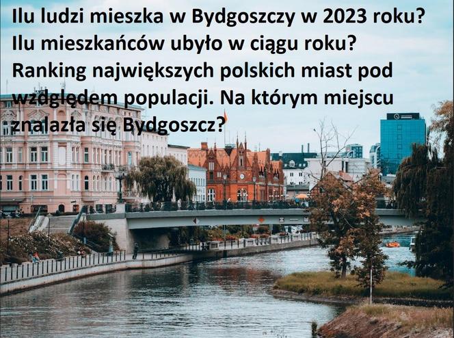 Największe miasta w Polsce pod względem populacji 2023