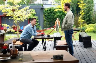 Barwy szczęścia odc. 2728. Damian (Michał Lesień-Głowacki), Kodur (Oskar Stoczyński)