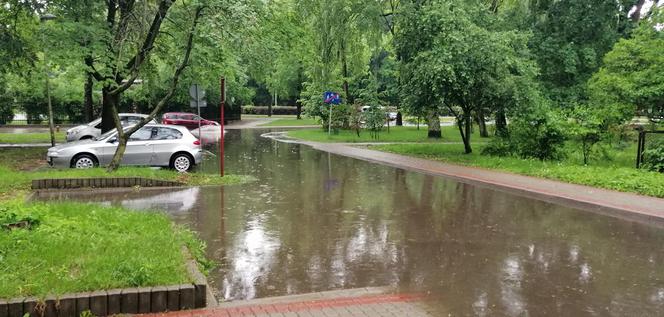 Ulewa w Białymstoku 28.05.2019