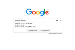 Rzeszów w Google