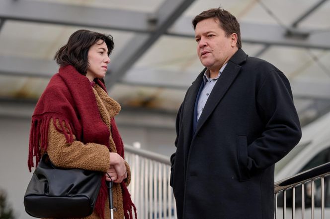 Na Wspólnej odc. 3997. Klaudia (Justyna Karłowska), Michał (Robert Kudelski)