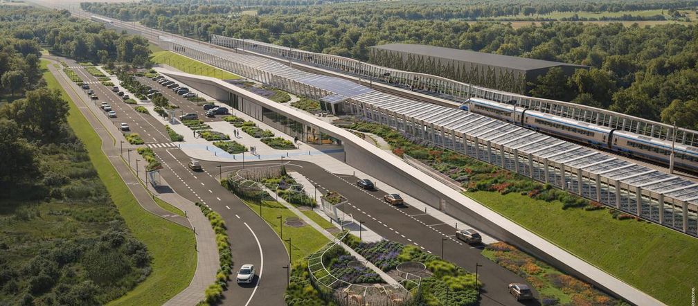 Tak będzie wyglądała stacja Brzeziny na trasie Warszawa - Łódź