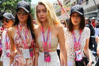 Kendall Jenner, Gigi Hadid, Hailey Baldwin i Bella Hadid na Grand Prix Monako