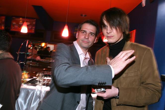 Sławek Uniatowski, Paweł Deląg na premierze filmu "Ja Wam pokażę" - luty 2006 