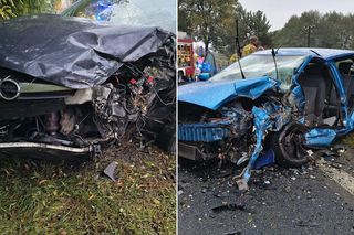 Czołowe zderzenie na DK60! Pięć osób walczy o życie w szpitalu