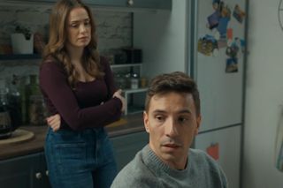 Barwy szczęścia, odcinek 3160. Oliwka (Wiktoria Gąsiewska), Tomasz (Jakub Sokołowski)