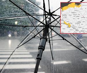 Z Niemiec idzie załamanie pogody. Żółty pas na mapie alertów IMGW
