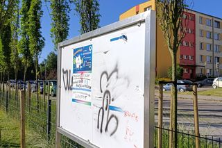 Nowy piekarski pumptruck padł ofiarą dewastacji