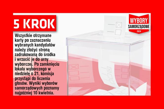 Tak zagłosujesz w wyborach samorządowych - 5 kroków! 