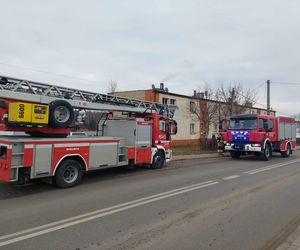 Pożar budynku socjalnego w Starachowicach