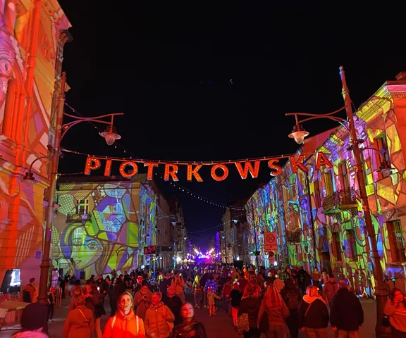 Piotrkowska rozświetlona milionami świateł!