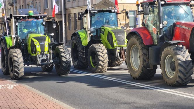 Protest rolników w Opolu w środę 19 marca 2025 roku