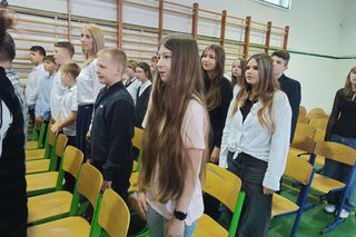 Apel uczniów SP nr 1 o 105. rocznicy powrotu Grudziądza do macierzy