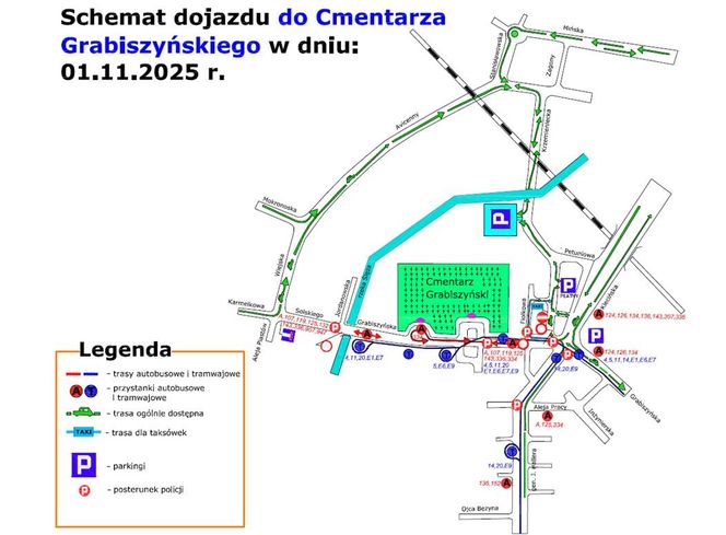 1 Listopada we Wrocławiu. Zmiany w organizacji ruchu