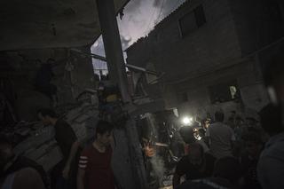 Konflikt w strefie Gazy. Atak Izraela w Khan Younis